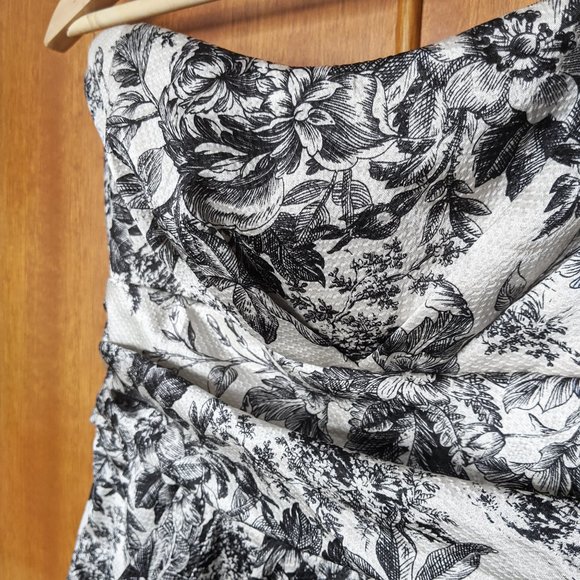 Floral cocktail dress - small - Picture 5 of 6